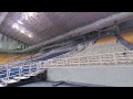 3d laser scan of the oaka indoor basketball arena  athens greece