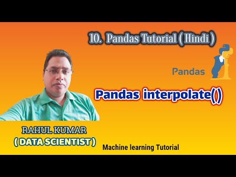 Python pandas interpolate(
