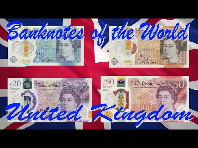 Banknotes of the World - United Kingdom. British Pound Sterling. class=