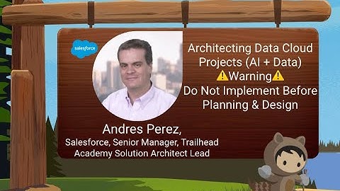 Data Architecture For Data Cloud  ⚠️ Warning⚠️ Do Not Implement Before Planning & Design