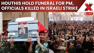 Houthis PM's Funeral LIVE: Houthis Hold Funeral for PM, Officials Killed in Israeli Strike