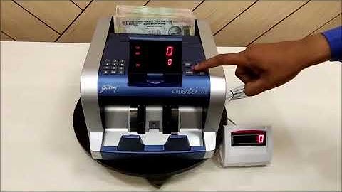 @sva-technologies Top Cash counting machine Godrej Crusader Lite