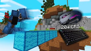 Roccat Kone OP Butterfly Clicking (Mouse + Keyboard Sounds) | Hypixel Bedwars
