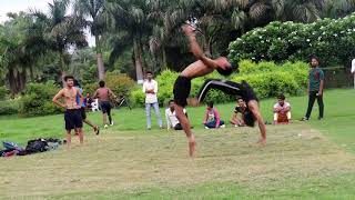 How To Do Flip Practice In Ground Kamlesh Gymnast Jhansi