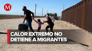 Migrantes detenidos tras intentar cruzar frontera de EU por Ciudad Juárez