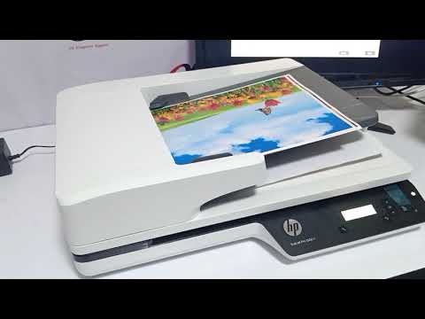 HP ScanJet Pro 3500 f1 ทดสอบการทำงาน