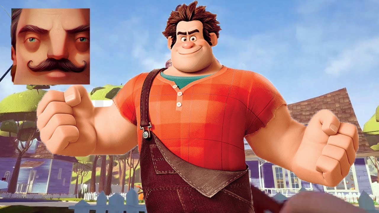 Hello Neighbor - My New Neighbor Wreck-It Ralph Act 1 Gameplay Walkthrough