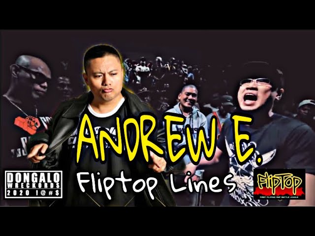 ANDREW E. aka POOCH u0026 DONGALO - FlipTop Artists Famous BARS | FlipTop Battles class=