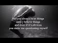 Laura Rays - Under Water (Lyrics)