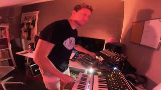 Live performance with 3 analog synths and ableton  Live (moog sub37, roland boutique SH-01A, SE-02)