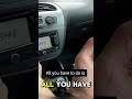SEAT Radio CODE Locked? 🔓 Easy Unlock Fix #Shorts