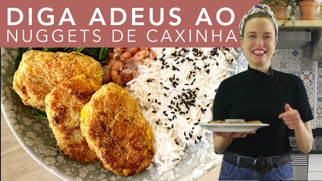 Nuggets vegano! Proteico e saudável!