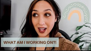 CATCH UP WITH ME VLOG| what have I been working on? | Mini Thrift haul | Getting healthy again