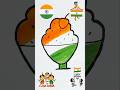National flag/india 🇮🇳 flag colour #independenceday #video #indianflag #flagdrawing #nationalflag