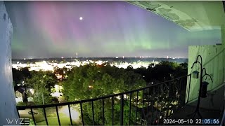 7 Hour Time-lapse | Aurora Borealis | 5/11/2024