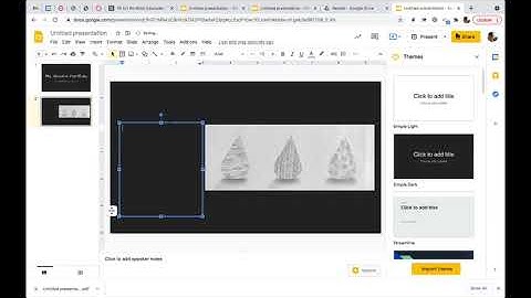 Making a Portfolio in Google Slides