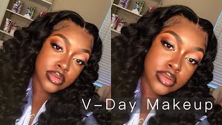 Beauty Supply Store Valentine’s Day Makeup | Ft. Ali Grace Hair