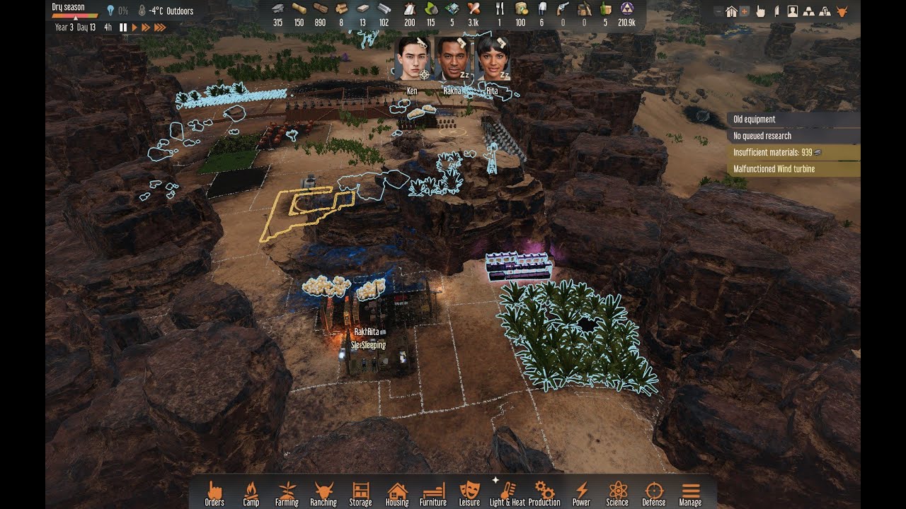 Stranded Alien Dawn(Trading Outpost, Desertum, Jason, Insane Difficulty, Year 3, Day 1 to 12)