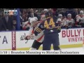 Top five nhl hockey fights of january 2017