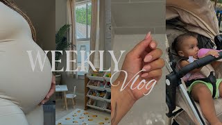 WEEKLY VLOG: nursery makeover + family day out + crumbl review + giveaway winners & more.