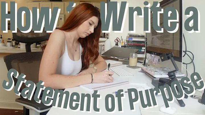 How to Write a Statement of Purpose for Grad School Applications (Masters/PhD Advice)