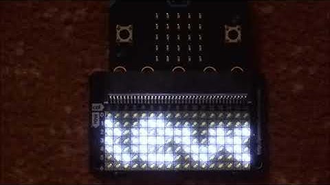 A message from my Micro:Bit and Scroll:Bit