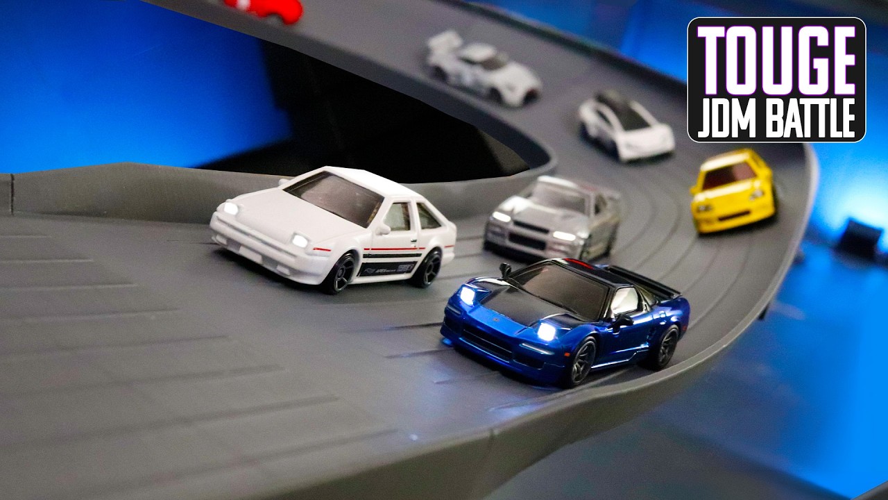 Hot Wheels Touge Showdown – 16 JDM Cars Battle for the Win