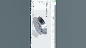 " SHEETMETAL TUTORIAL " in creo #creo #3dmodelling #bowl #support #trending #shorts