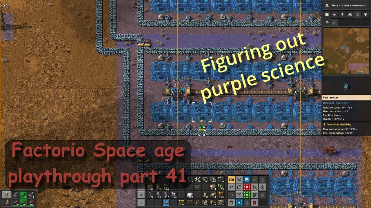 Factorio Space age, playthrough part 41 - YouTube