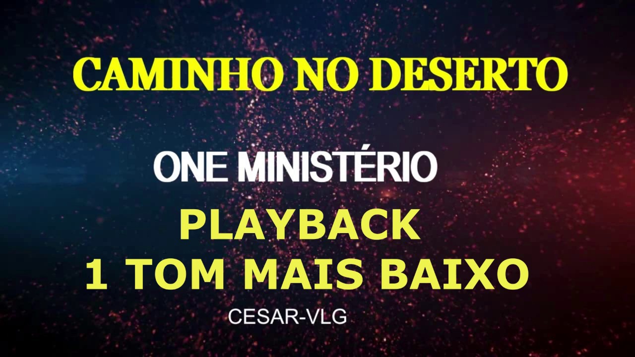 Caminho no Deserto - Soraya MoraesPlayBack 1 Tom Abaixo(legendado) 