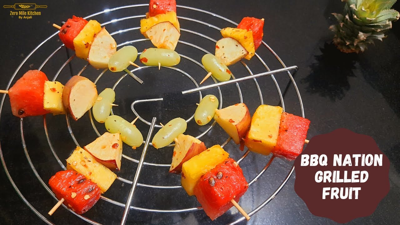 Fruits barbecue Grilled Fruits recipe BBQ Nation Style Juicy