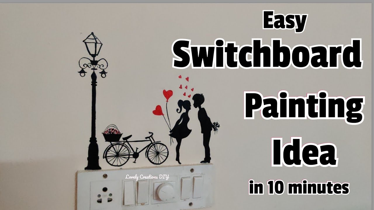 New Switchboard painting Idea ️ / cute couple️ easy drawing ...