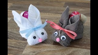 Washcloth bunnies