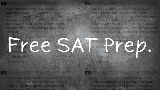 Day 1 of 14 days of SAT Prep Lessons! By a 1590 SAT Scorer! SAT Math Formulas and Writing Rules!
