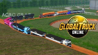 GLOBAL TRUCK ONLINE - MEGA CONVOY ON DIRT ROAD