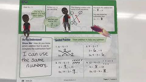 2nd grade math lesson 1-6