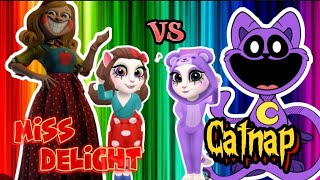 Poppy Playtime Chapter 3 Catnap Vs Miss Delight Talking Angela 2