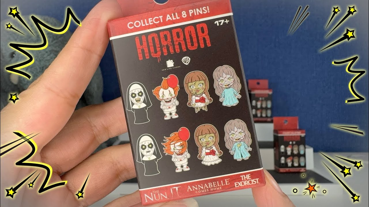 Открытие коробки с булавками Horror Pins 😳 | Игрушки и коллекционные предметы от Gigi