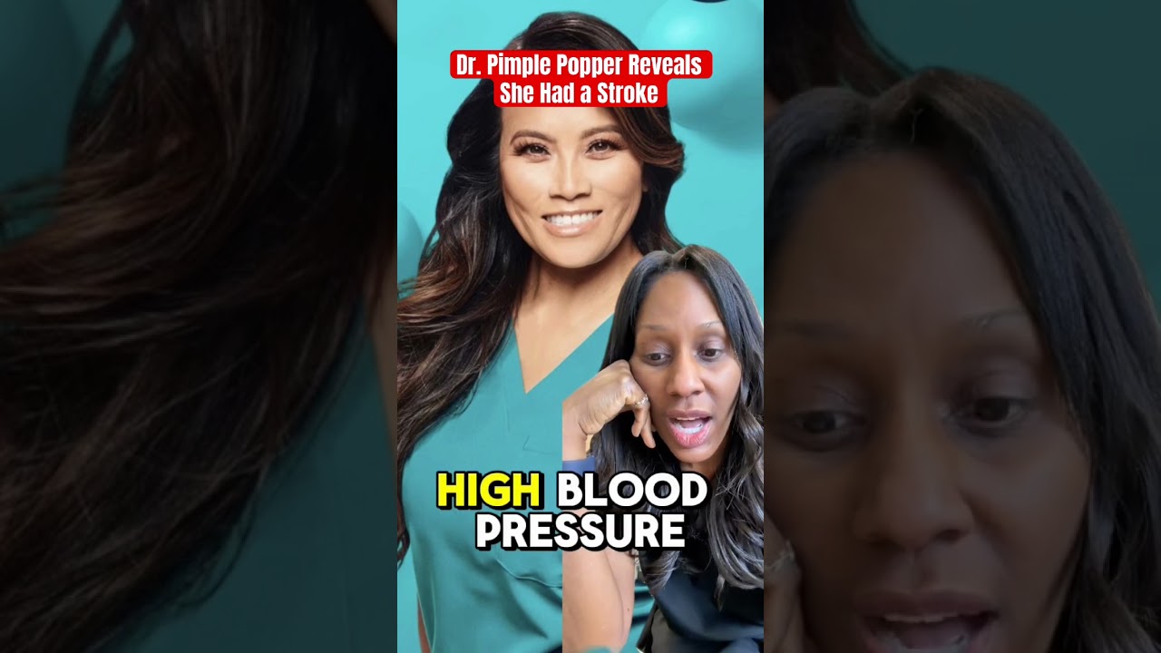 DR PIMPLEPOPPER REVEALS SHE HAD A STROKE đ€Ż (click linked video) #shorts