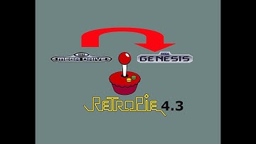 How to turn Sega Megadrive into Sega Genesis on Retropie 4.3