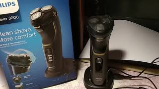 Бритва PHILIPS Shaver 3000 _ Для сухого/влажного бритья