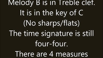 Intro to Aural Skills: Melodies A and B. Learning how to write a melody you hear.