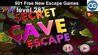 [Walkthrough] 501 Free New Escape Games level 287 - Secret cave escape - Complete Game screenshot 5