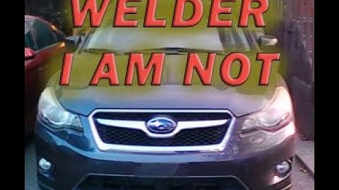 Cheap Salvage Car Rebuild Diy 2013 Subaru Crosstrek: Rear Frame Rail Install & Welded Repairs Fixed