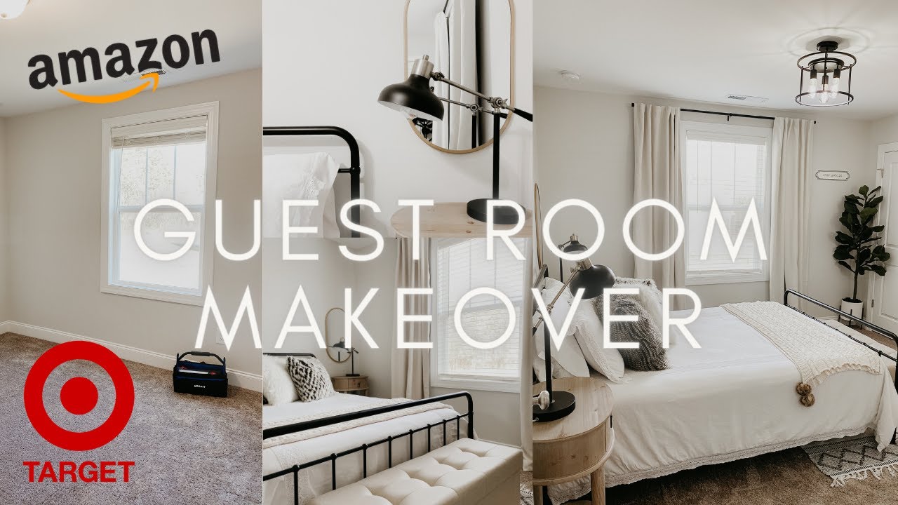 GUEST ROOM MAKEOVER ON A BUDGET YouTube