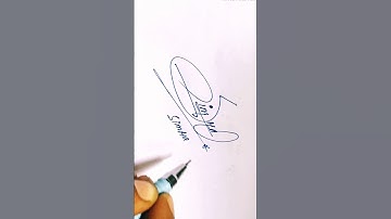 Simra name Signature Style//Best Signature idea #Viralshorts