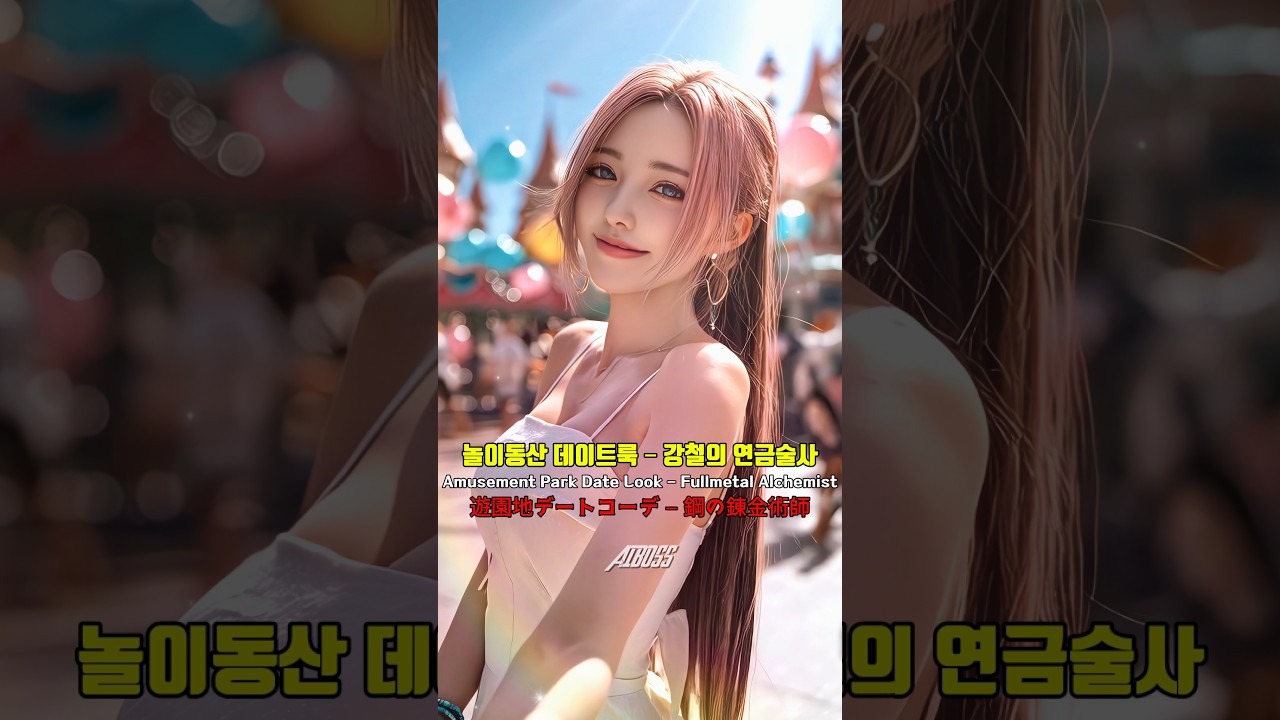 놀이동산 데이트룩 – 강철의 연금술사 2편  | Amusement Park Date Look – Fullmetal Alchemist | 遊園地デートコーデ – 鋼の錬金術師