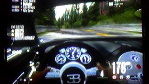 need for speed shift bugatti veyron- race at nordschleife.ps3