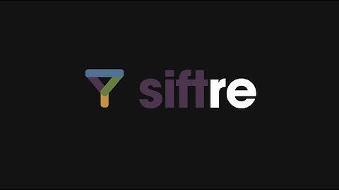 Siftre IIC Pitch Video 2024