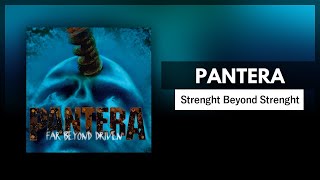 Pantera - Strenght Beyond Strenght (Drums and Bass Backing Track with Guitar Tabs)